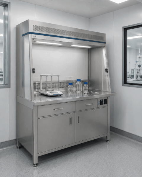 Dispensing & Sampling Booths (RLAF Units) | SML Clean Rooms Bengaluru